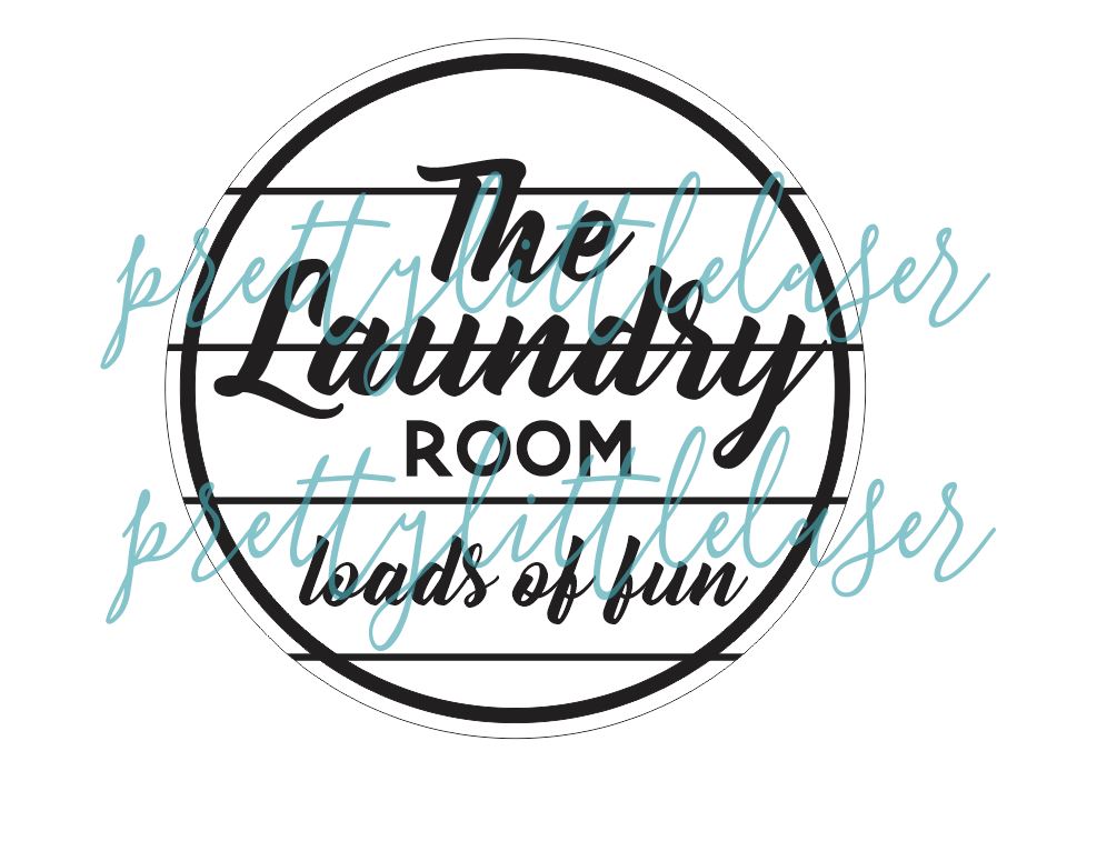The Laundry Room - Loads of Fun Faux Shiplap Sign