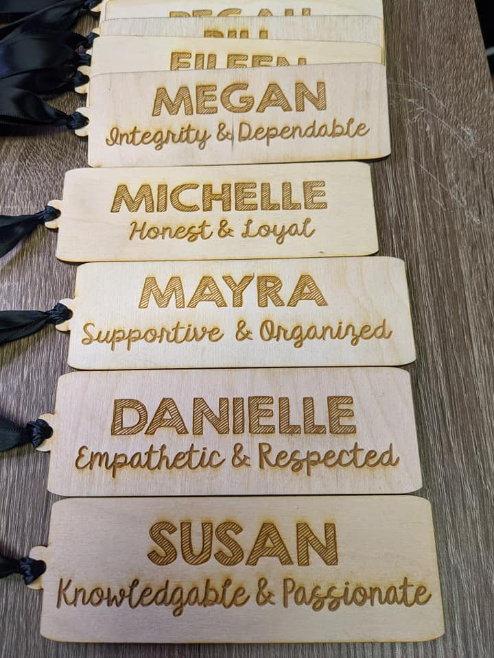 Laser Engraved Wood Bookmark Affirmation Descriptive Bookmarks for Office Gifts or Stalking Stuffers for the Bookworms Nerdish Bookish Gifts