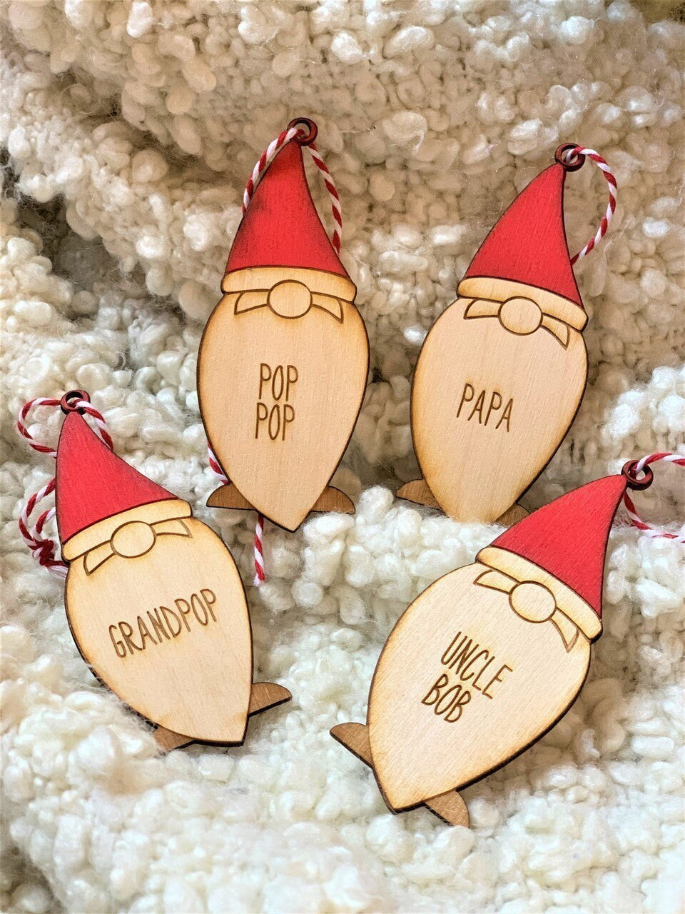 Personalized Gnome Christmas Ornaments For HIM