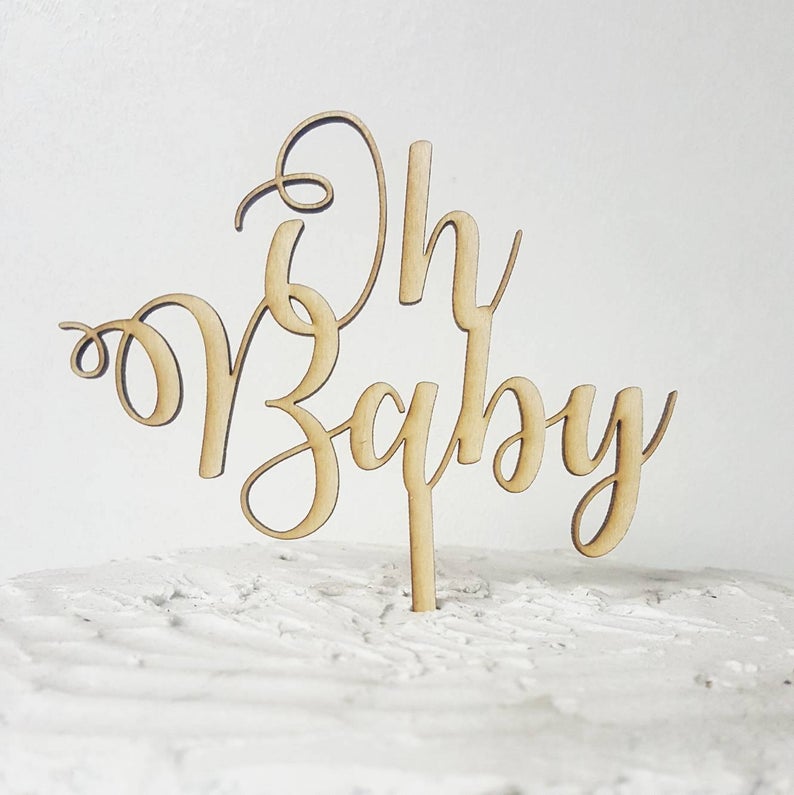 Oh Baby Cake Topper