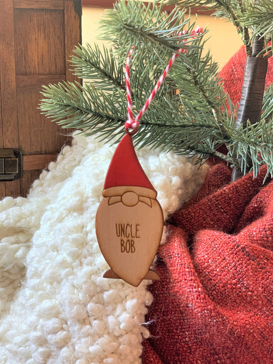 Personalized UNCLE Gnome Christmas Ornament For HIM