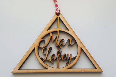 Personalized Harry Potter Always Wedding or Anniversary Christmas Tree Ornament