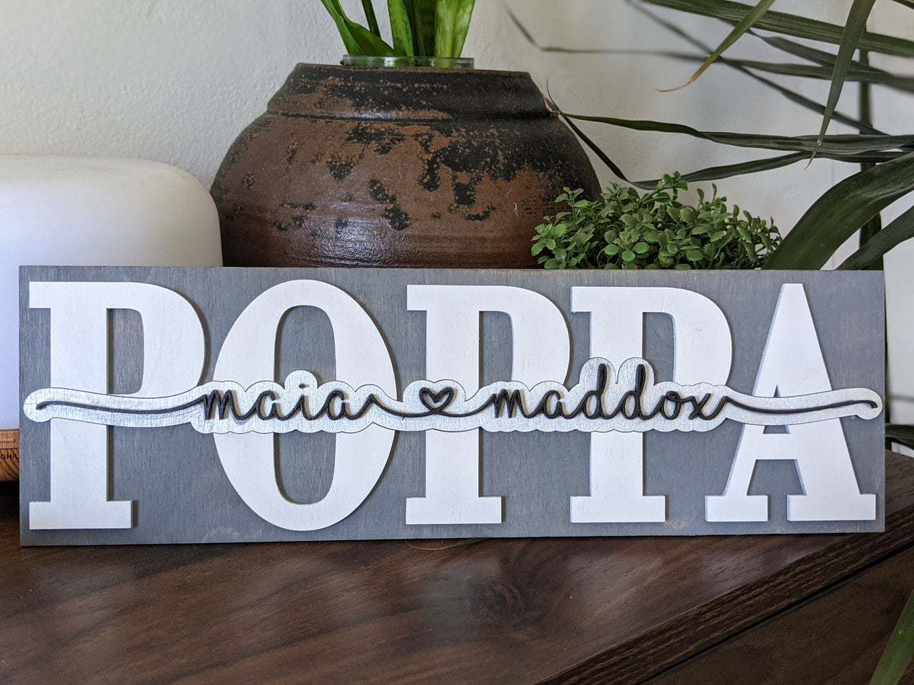 Father's Day Special Personalized Word or Name Plaque Sign