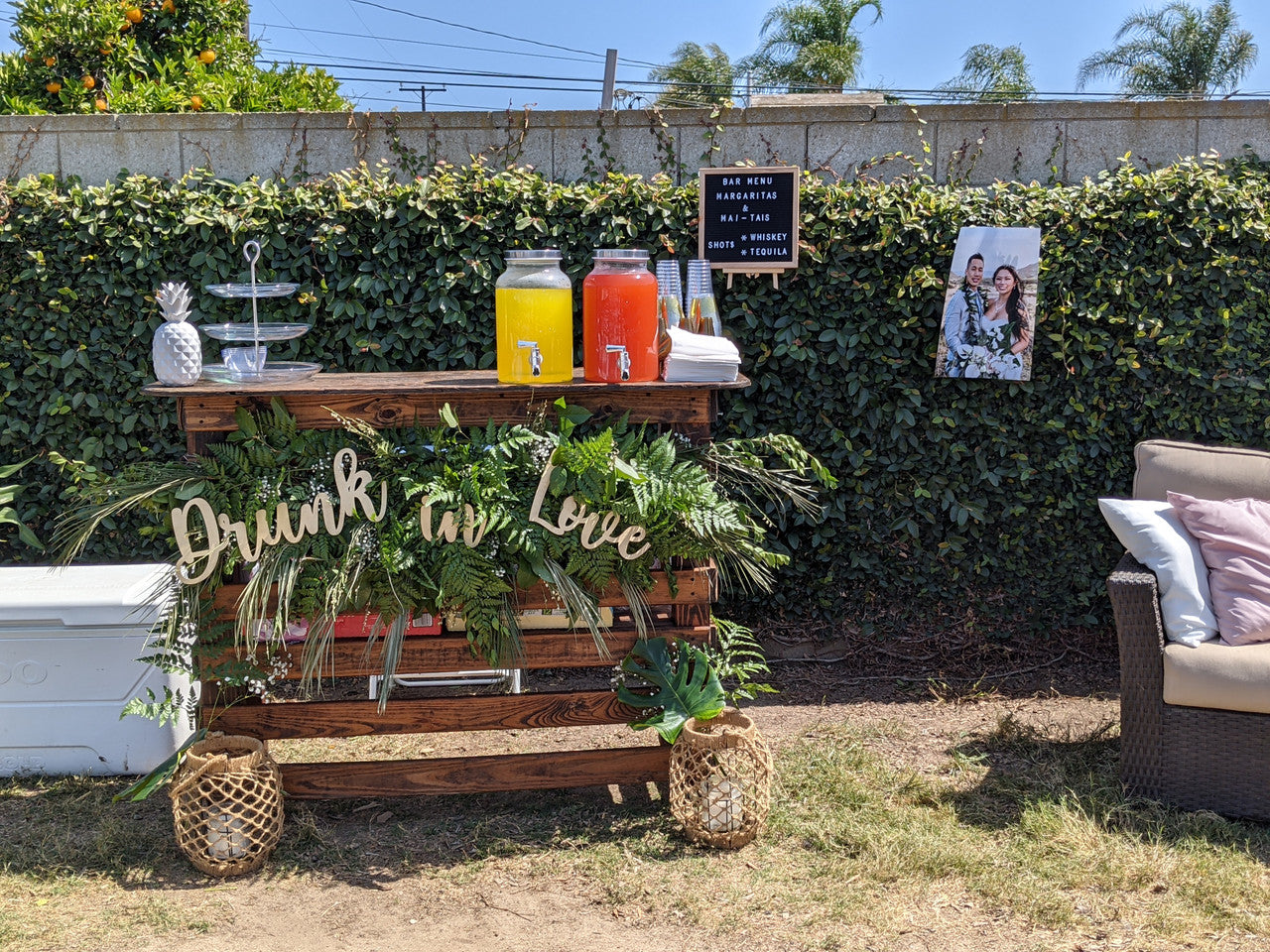 Wood Drunk in Love Sign, |  Large Bar Sign | Wood Bar Sign | Drunk in Love Bar Sign | Open Bar Sign | Alcohol Sign | Drinks Sign