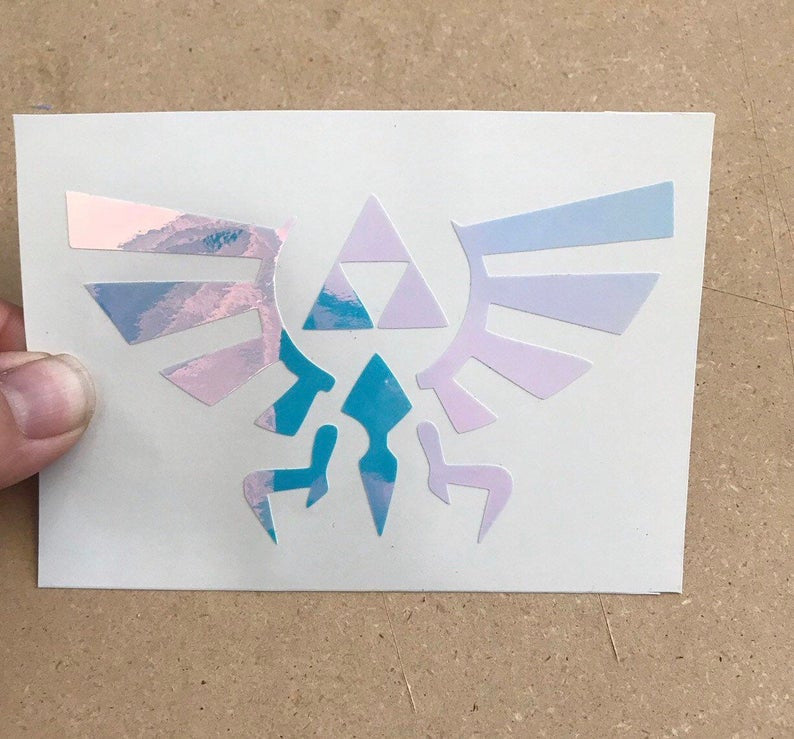 Tri Force Wing Crest Tri-force Wingcreat Zelda Legend Decal