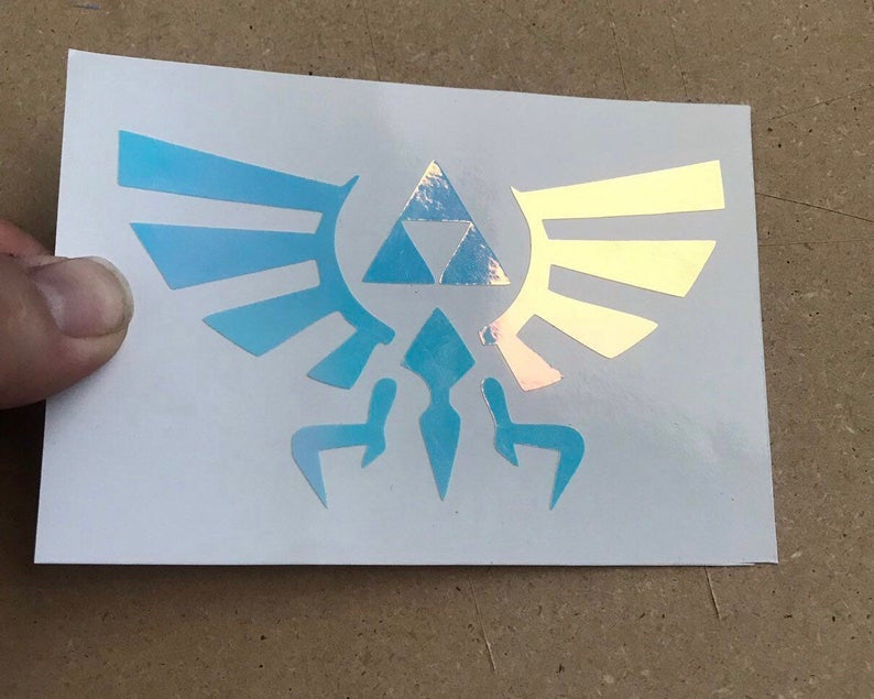 Tri Force Wing Crest Tri-force Wingcreat Zelda Legend Decal