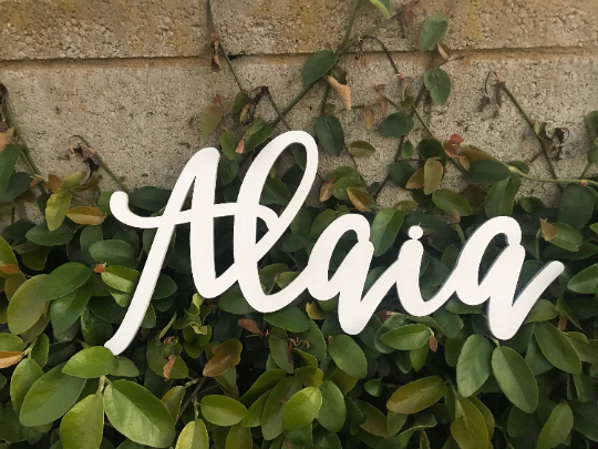 Personalized Name Sign