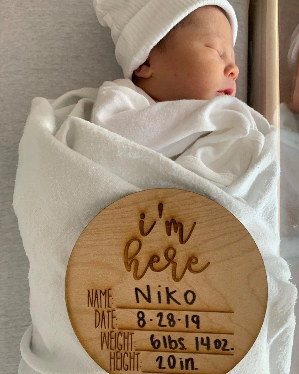 I'm Here Birth Name Date Height Length Announcement
