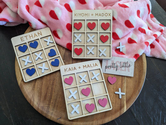 Valentine's Day Tic Tac Toe Valentine Kids Gift Basket