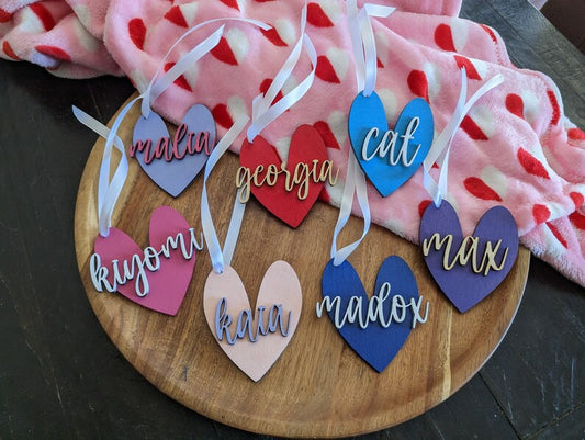 Personalized Valentine's Basket Tag